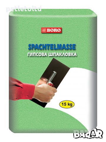 Гипсова шпакловка BORO 15 кг, снимка 1 - Строителни материали - 29423521