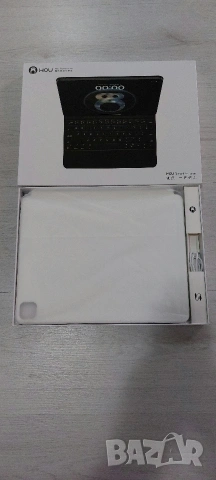 Премиум Калъф с Клавиатура HOU (Magic Keyboard Type) за Apple iPad Pro 13" M4 (2024), снимка 2 - Таблети - 53303282