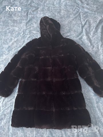 Дамско пухено палто, снимка 3 - Палта, манта - 42768083