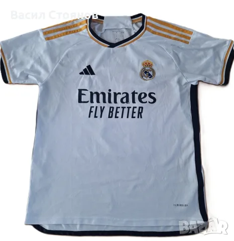 Реал Мадрид / Real Madrid #12 Camavinga adidas 2023-24 Home Shirt - размер S