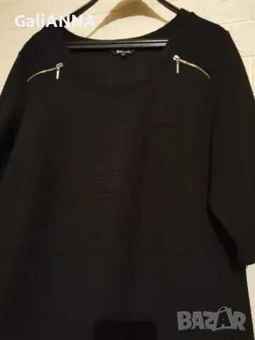 СТРАХОТНА РОКЛЯ/ТУНИКА С ЦИПОВЕ 2XL-3XL, снимка 3 - Рокли - 49732728
