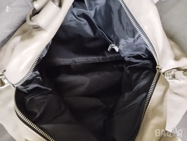 Бежова чанта Picard-естествена кожа., снимка 4 - Чанти - 49125549