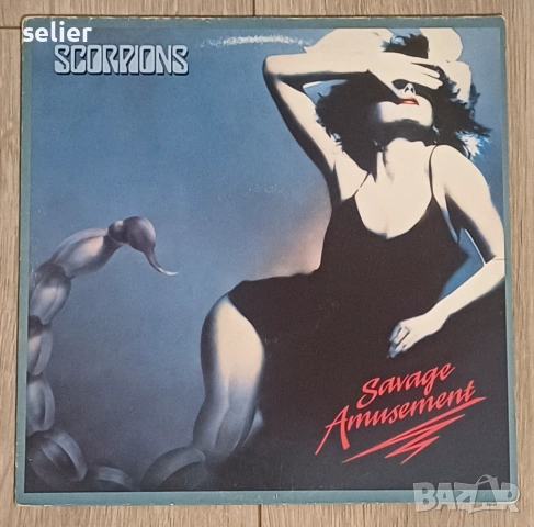 Scorpions ‎– Savage Amusement Издание 🇬🇧 UK 1988г Състояние на винила:като звук и двете страни са 