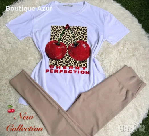 дамски комплекти тениска и клин , снимка 8 - Комплекти - 50332258