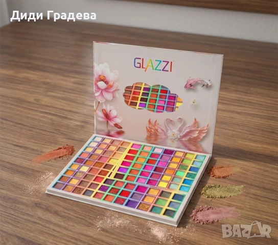 Професионална палитра сенки за очи с 99 различни цветове