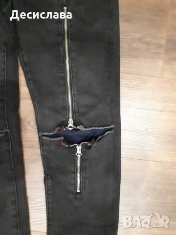Дънки черни мъжки , снимка 3 - Дънки - 31366254