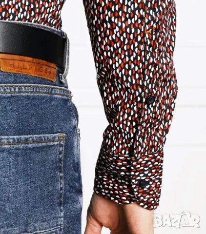 Риза BOSS ORANGE Magneton Slim Fit, снимка 5 - Ризи - 54148906