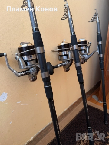 Комплект въдици TeleCarp ForMax c
макари Tika Scepter, снимка 3 - Въдици - 55725789