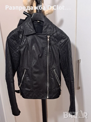 кожено яке естествена кожа XS 