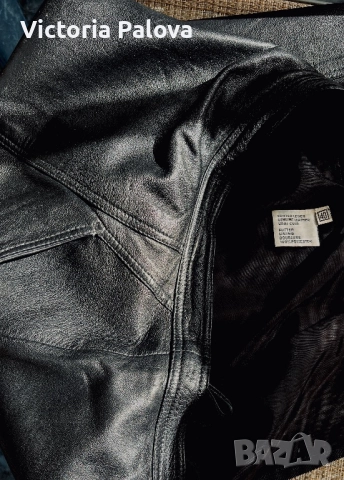 VINTAGE черна кожена миди пола, уникален дизайн, снимка 9 - Поли - 52086295