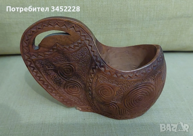 дърворезба Скандинавска сватбена чаша за ценители , снимка 6 - Антикварни и старинни предмети - 52761736