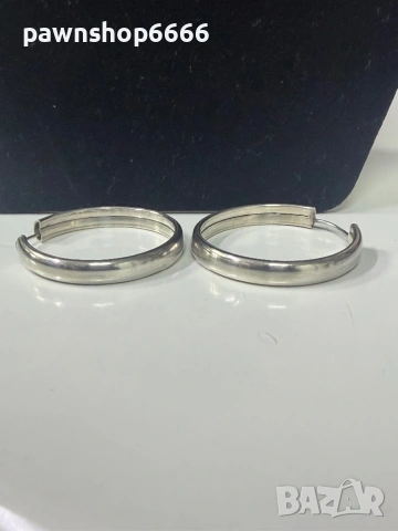 Сребърни обеци 925 проба, снимка 2 - Обеци - 54026623