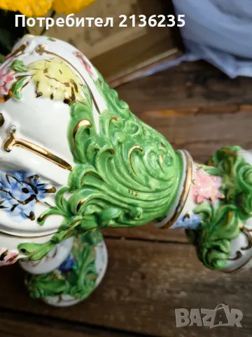 Ваза с капак, снимка 3 - Антикварни и старинни предмети - 49852480