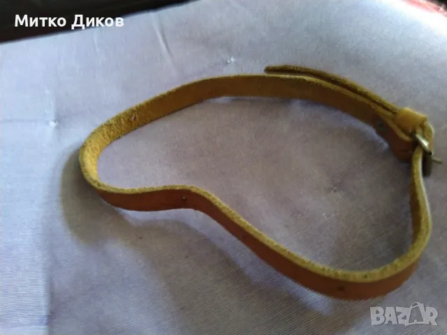 Коланче естествена кожа 62см на 15мм, снимка 3 - Колани - 47454280