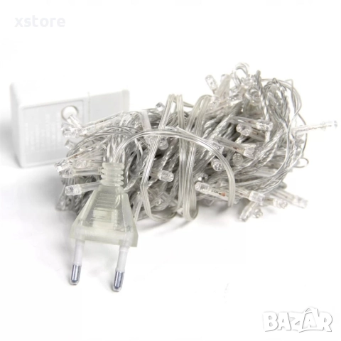 Коледни LED лампички, 100бр лампички/10 метра гирлянд., снимка 17 - Декорация за дома - 52792881