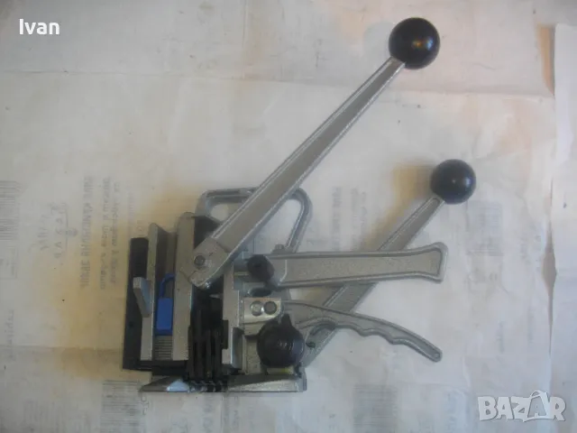 НОВА ШВЕЙЦАРСКА РЪЧНА МАШИНА ЗА ОПАКОВАНЕ С МЕТАЛНА ЛЕНТА РЪЧЕН ЧЕМБЕР ВИСОК КЛАС ORGA PACK, снимка 6 - Други инструменти - 50173810