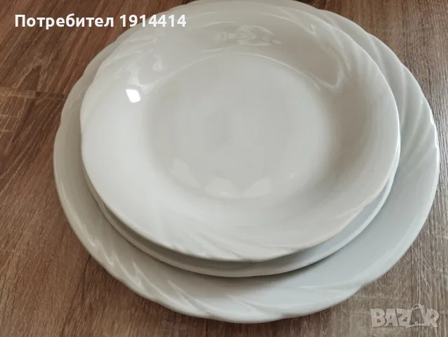 Порцеланови чинии, снимка 3 - Чинии - 49754368