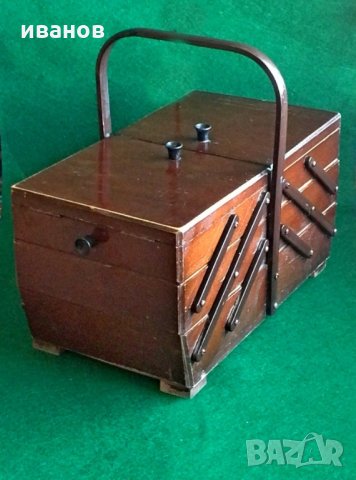 Немски шивашки несесер, снимка 2 - Антикварни и старинни предмети - 35193013