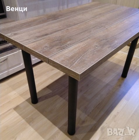 Нова дизайнерска трапезна маса, снимка 2 - Маси - 42598734