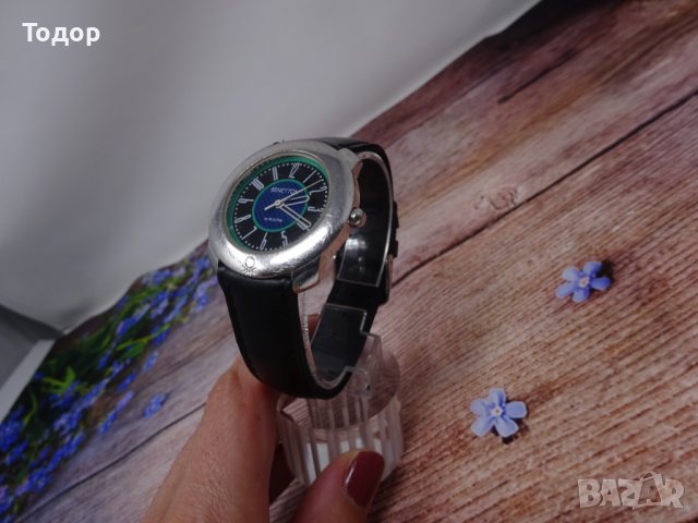 Кварцов часовник BENETON с механизъм BULOVA, 6 камъка, снимка 6 - Дамски - 38340331