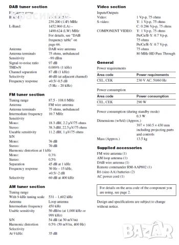 Ресийвър Sony STR-DB895D, снимка 4 - Ресийвъри, усилватели, смесителни пултове - 54021022