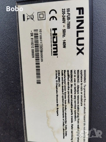 Main board 17MB130P, снимка 2 - Части и Платки - 54289556