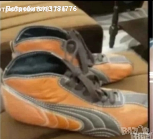 Дамски маратонки от естествена кожа на Puma.,/мекички)