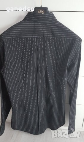 Черна Испанска риза, в рае, на ZARA, L размер , снимка 5 - Ризи - 35448285