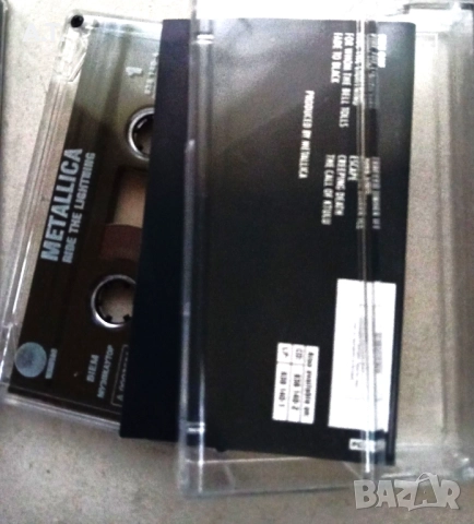 ОРИГИНАЛНИ КАСЕТИ METALLICA, снимка 3 - Аудио касети - 52068164