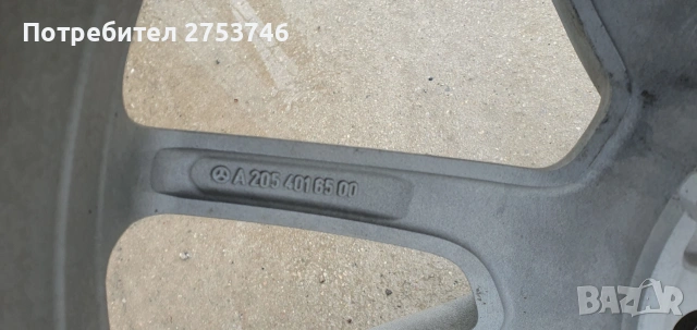 1бр.Спорт пакет АМGджанта 8.5j×19, снимка 2 - Гуми и джанти - 54091173