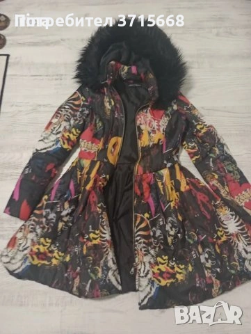 Дамско Яке Шушляк малко над коляното , снимка 4 - Якета - 51914598