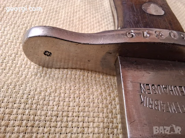Продавам швейцарски щик модел 1889г., снимка 5 - Антикварни и старинни предмети - 54737877