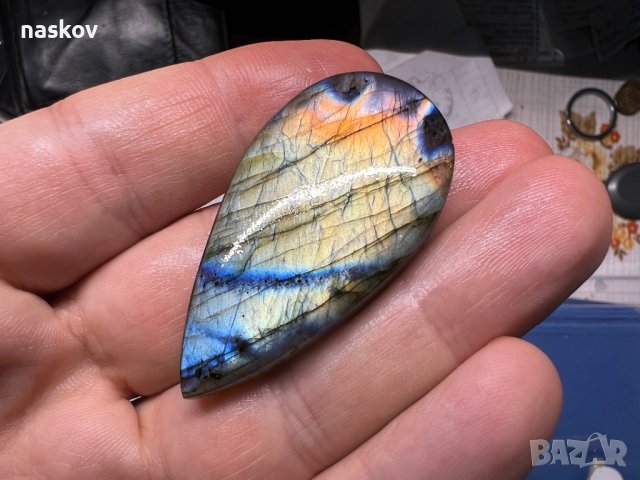 Уникален спектролит лабрадорит, снимка 7 - Други ценни предмети - 39383795