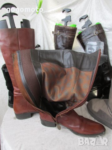 дамски ботуши GEOX® original, 100% супер висококачествена естествена кожа,N- 38 - 39 - кафяви, снимка 8 - Дамски ботуши - 35649506