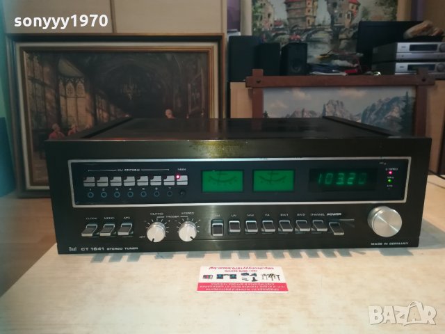 dual ct1641 stereo tuner made in germany-switzerland 1203211655, снимка 17 - Ресийвъри, усилватели, смесителни пултове - 32136353