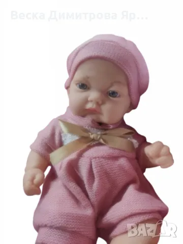 Детска кукла бебе в розово, снимка 5 - Кукли - 48422134