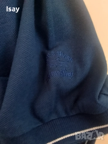 Мъжка тениска Паул Шарк 2ХЛ последен размер в индиго цеят, снимка 5 - Тениски - 54193152