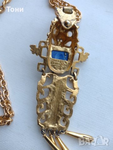 Marbel Mexico Salvador Teran Колие Vintage // Керамична маска Choker Necklace, снимка 6 - Антикварни и старинни предмети - 38438326