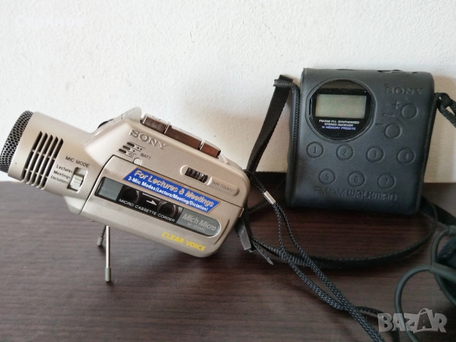 Диктофон SONY M-100MC: WALKMAN SONY SRF-M40W, снимка 16 - Радиокасетофони, транзистори - 50351696