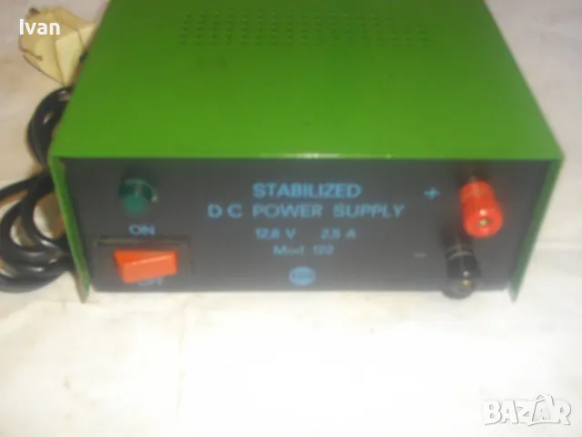 12,6V 2,5A СТАБИЛИЗААТОР НА ПОСТОЯНЕН ТОК ОТ 220 НА 12,6 ВОЛТА STABILIZED DC POWER SUPPLY Mod.122, снимка 3 - Друга електроника - 49750838