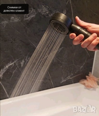 Модерна черна душ слушалка с високо налягане , снимка 8 - Други - 42497350