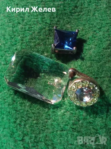 2 СТАРИ КРИСТАЛНИ АРТ ДЕКО МЕДАЛЬОНА РЪЧНА БИЖУТЕРСКА ИЗРАБОТКА БОХЕМСКИ и ПЛАНИНСКИ КРИСТАЛ 26183, снимка 17 - Антикварни и старинни предмети - 36248279