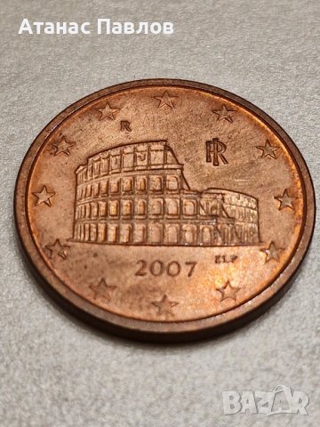 5 Евроцента Италия 2007, снимка 1 - Нумизматика и бонистика - 40132926