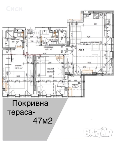 От собственик! 3-стаен,145м2,Смирненски,АКТ 16, снимка 6 - Апартаменти - 52942062