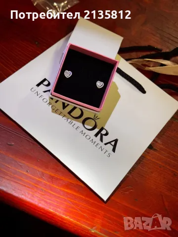 Обеци Пандора Pandora , снимка 7 - Обеци - 49882633