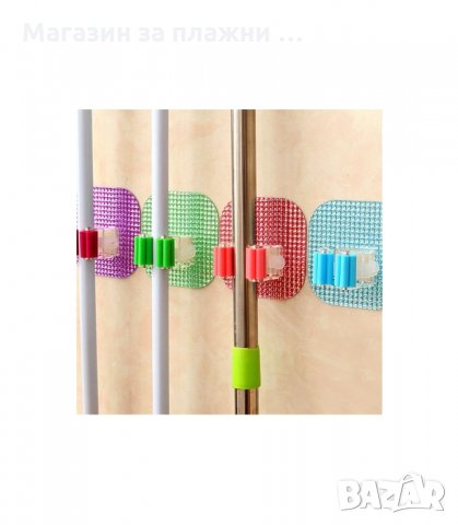 ЗАКАЧАЛКА ЗА СТЕНА, ДЪРЖАЧ ЗА МОП, МЕТЛИ И ДР. - код 1712, снимка 10 - Мопове, кофи, четки и метли - 34269354