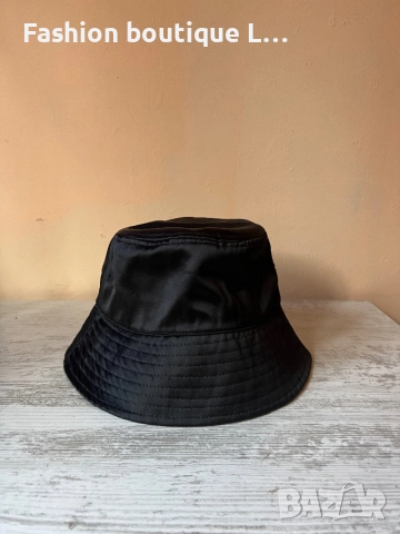 H&M Дамска черна кръгла сатенена шапка XS / S размер 🖤