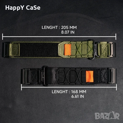 MILITARY QUICKFIT Каишка за Garmin Fenix/Instinct/Enduro/Epix/Quatix/Tactix, снимка 15 - Каишки за часовници - 51454620