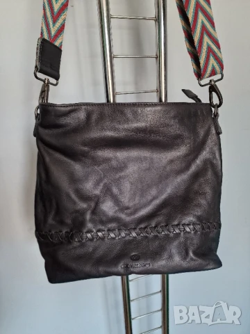 Страхотна дамска чанта MICMACBAGS естествена кожа, снимка 4 - Чанти - 50826092