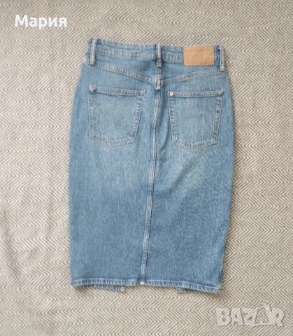 НМ дънкова пола размер 38, снимка 9 - Поли - 50584401